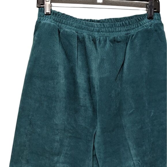 VINTAGE Recent Works Suede Leather Pull-On Pants 1X - Picture 2 of 5